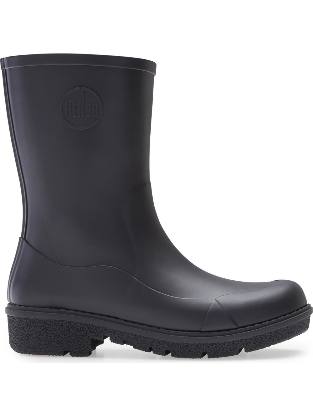 NWT Fitflop WonderWelly Black Waterproof Rain Boots